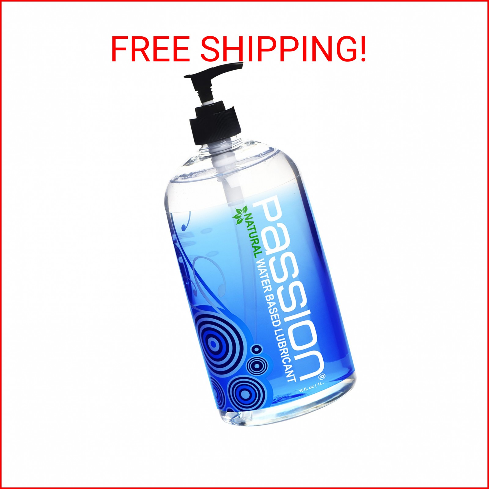 Passion Natural Water-Based Lubricant - 16 oz