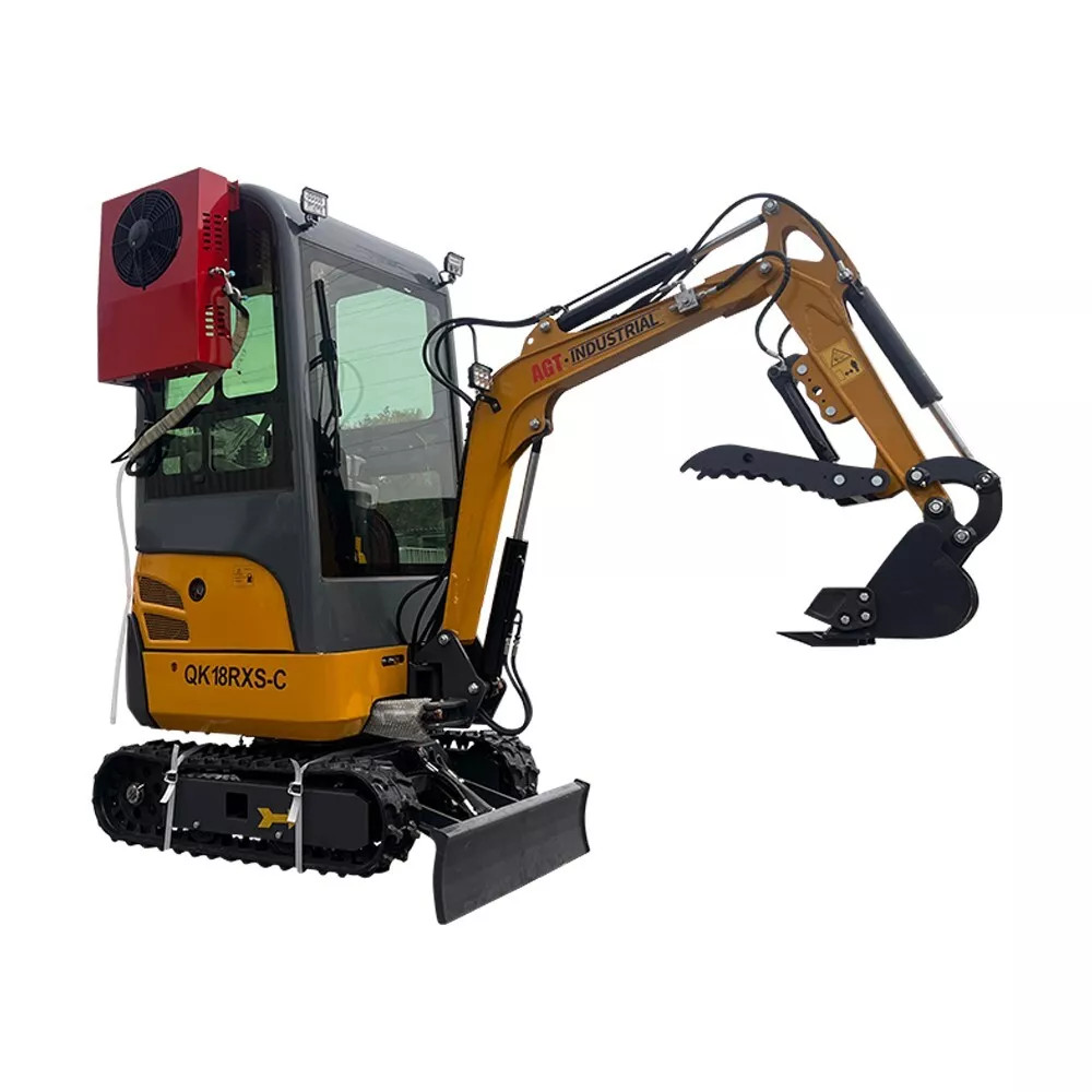 AGT Mini Excavator with Air Conditioner&Cab RATO Engine Gas EPA