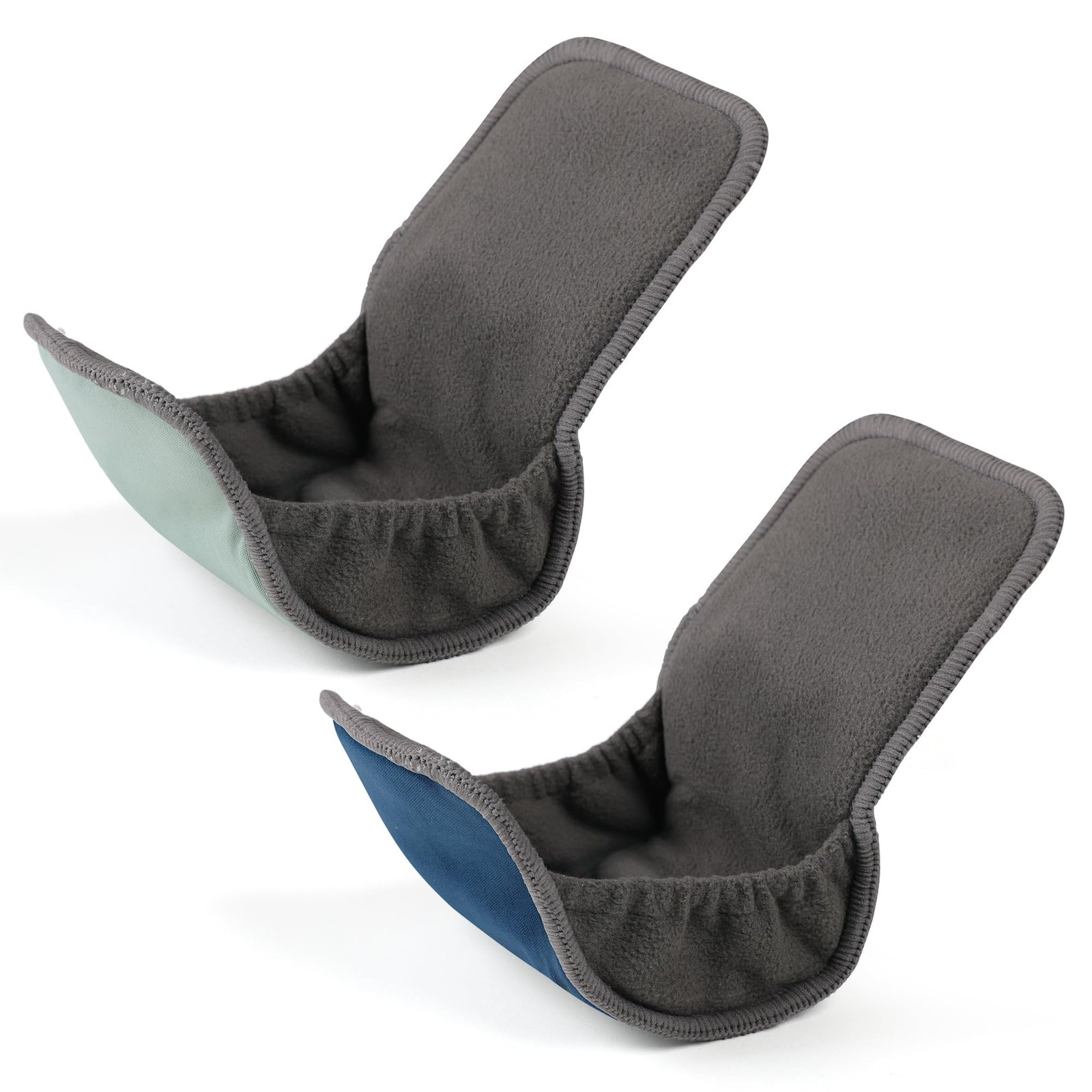 2PCS Reusable Incontinence Pads for Men Washable Absorbent Leakproof Guards