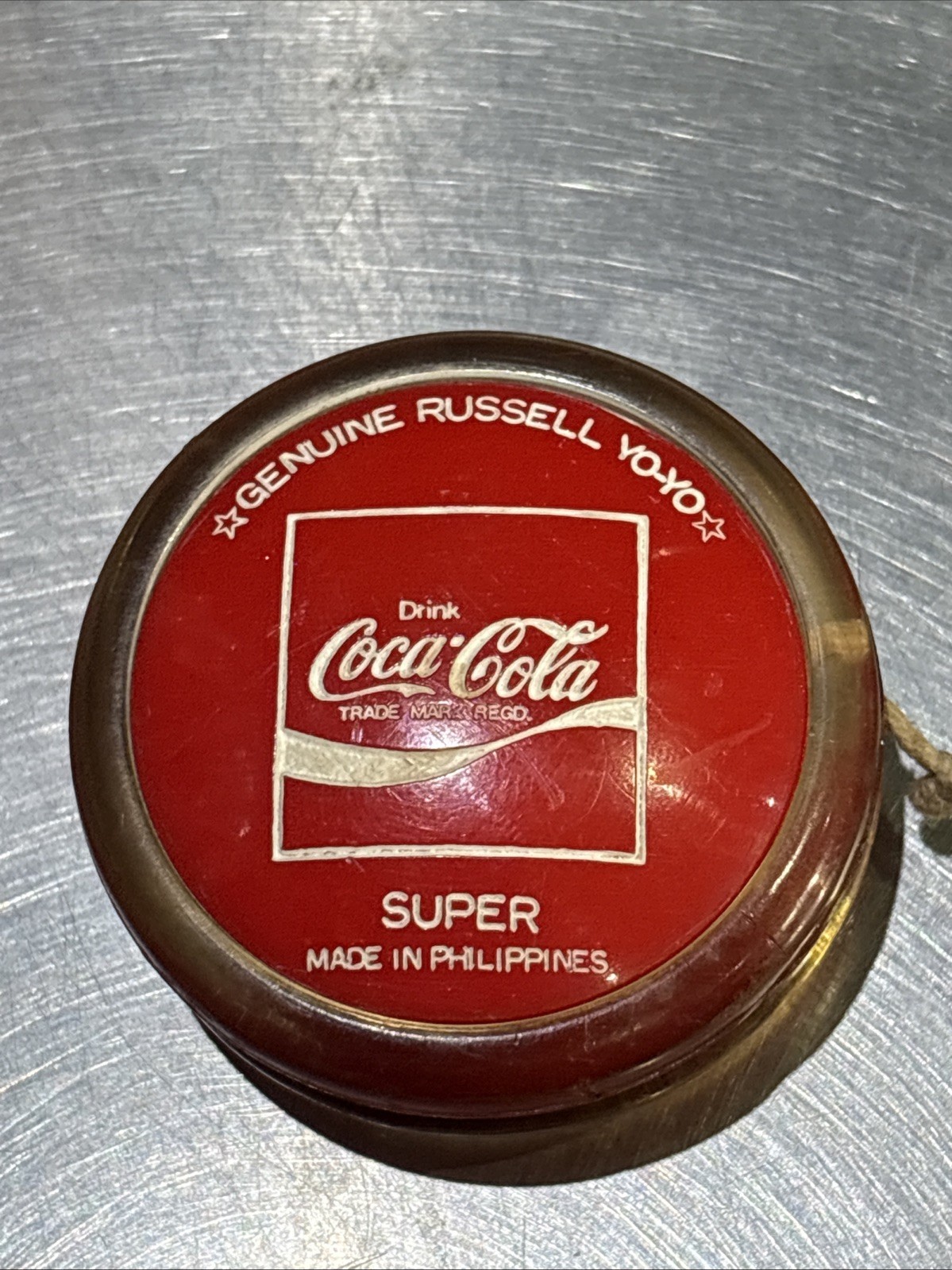 Russell YoYO spinner Coca Cola Super 1980's Genuine Philippines yo-yo