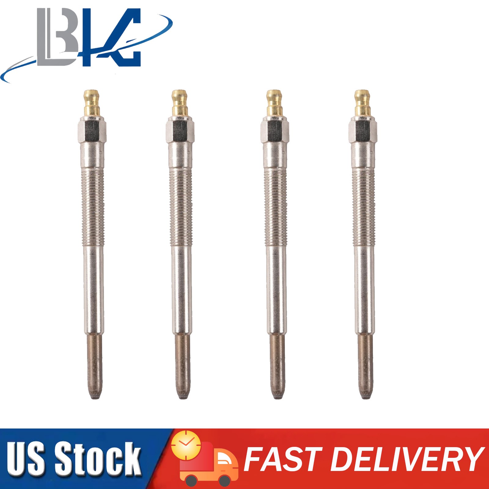 4PCS 1P-7324 3T-9562 3S9624X PK-98 3T9562 Glow Plug for CAT D320 D339 D342C D343