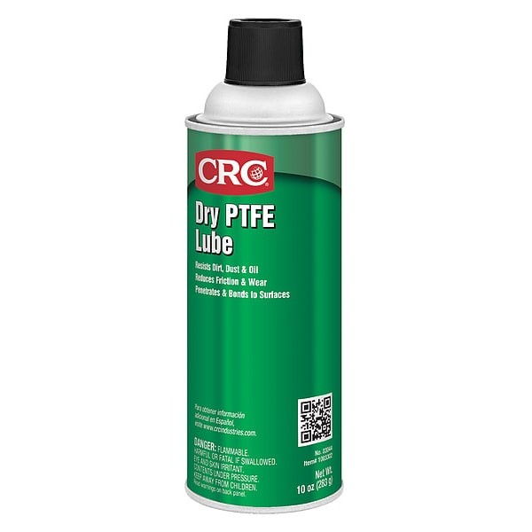 Crc Dry Film Lubricant, 16 oz, Aerosol Can, PTFE, White 03044 Crc 03044 16 oz.