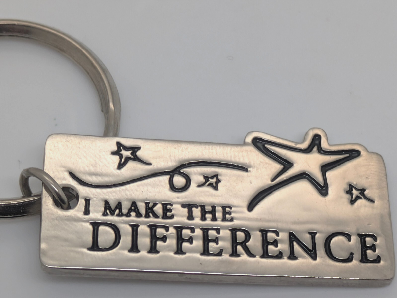 "I Make the Difference" Inspirational Keyring