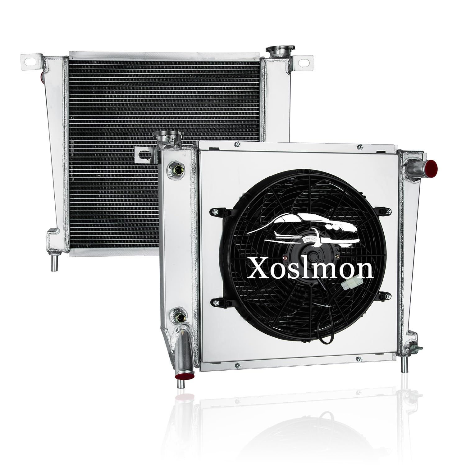 3 Row Radiator Shroud & Fan 85-94 for Ford Explorer Ranger Bronco II 2.8L-4.0L V