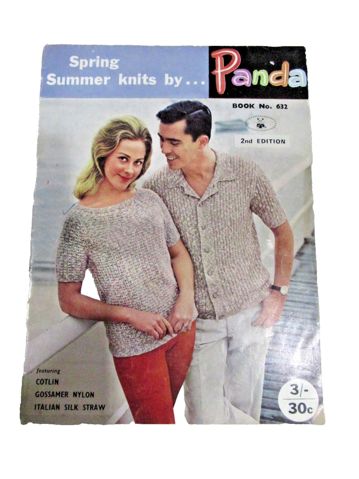 intage Panda Knitting Pattern Book No 632 Spring Summer Knits 2nd Edition