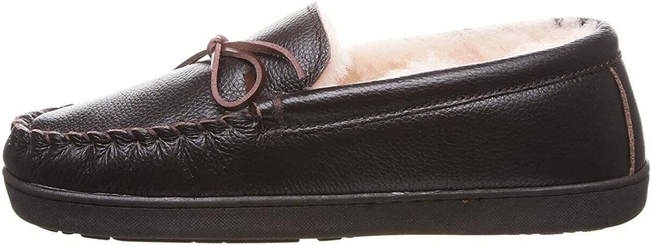 BEARPAW Mens Mach IV Leather Slippers 506-472-892