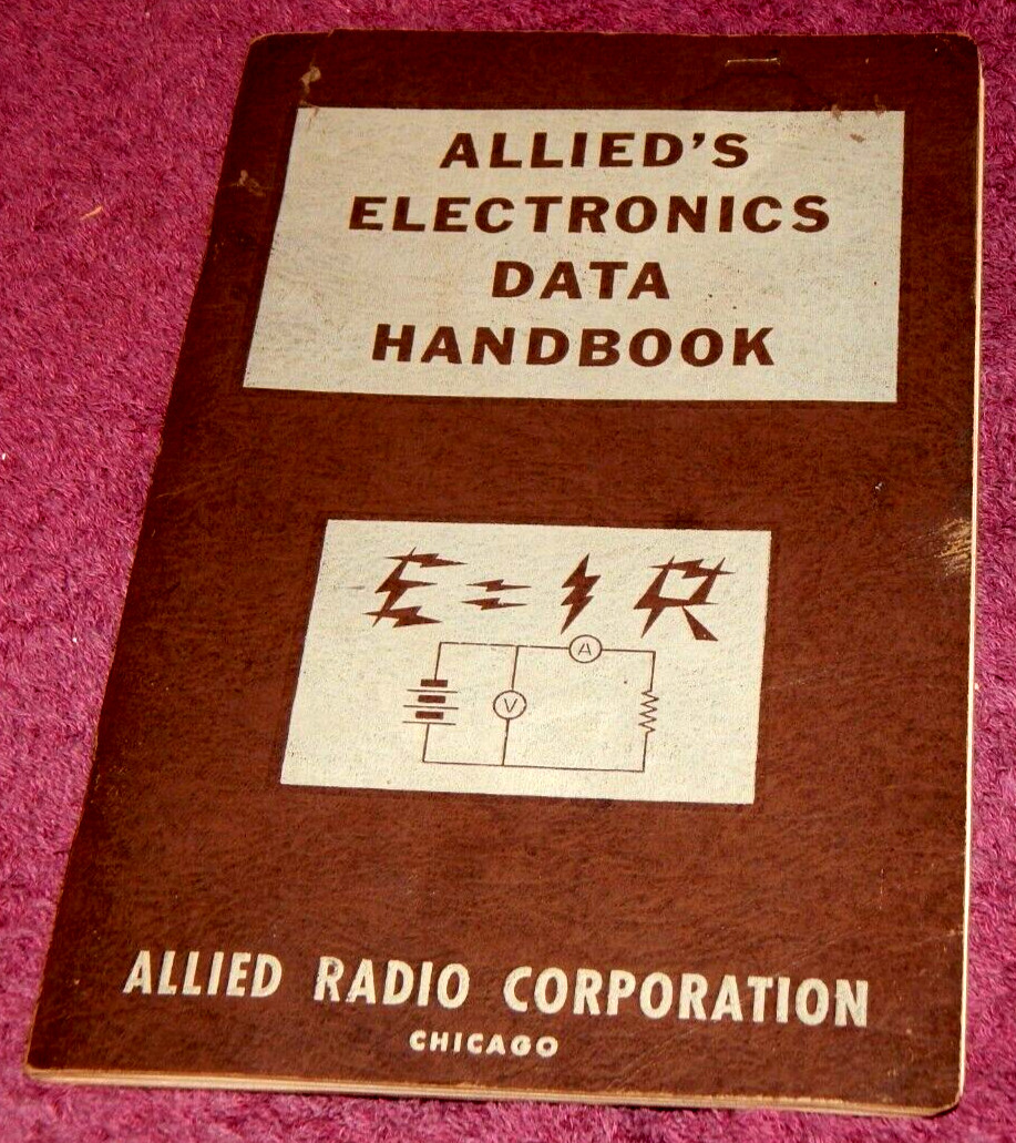 Vintage 1956 Allied's Electronics Data Handbook