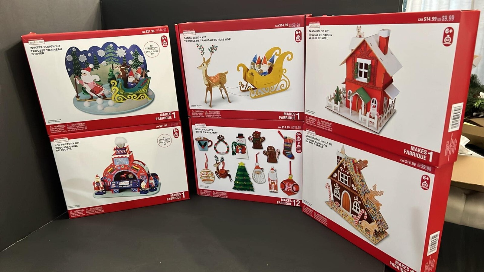 New - 2 x Creatology Christmas Craft Kit - Pick two from Options