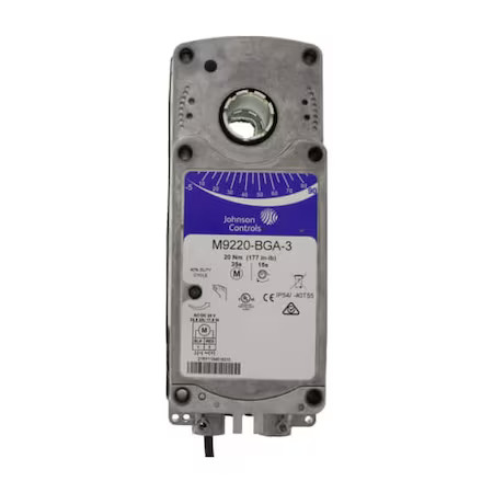Johnson Controls M9220-Bga-3 Electric Actuator, 24 To 57 Sec.24Vac/Dc