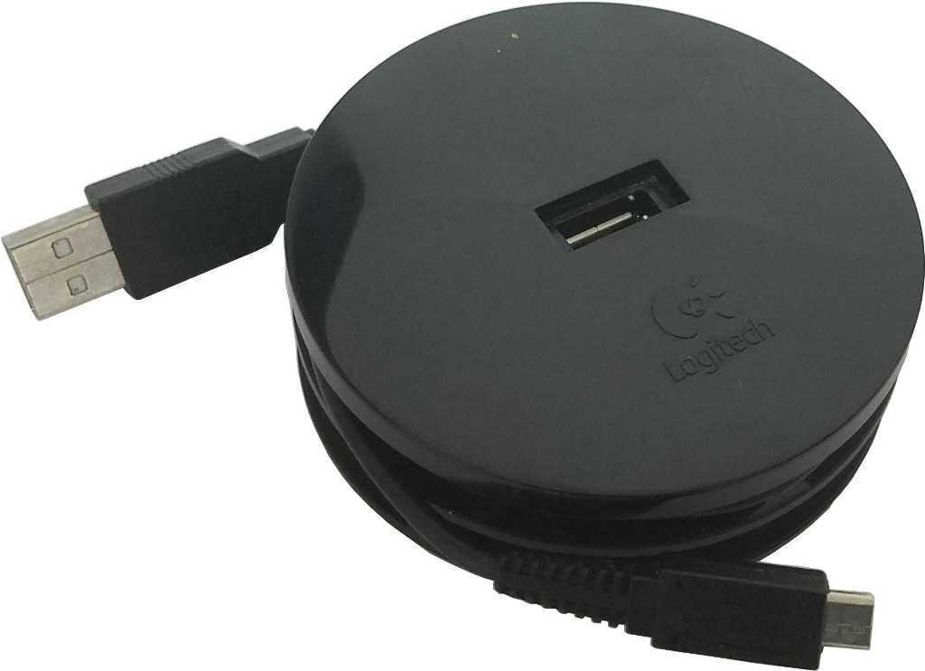 2 pack Logitech  USB and micro usb extention Charging Stand