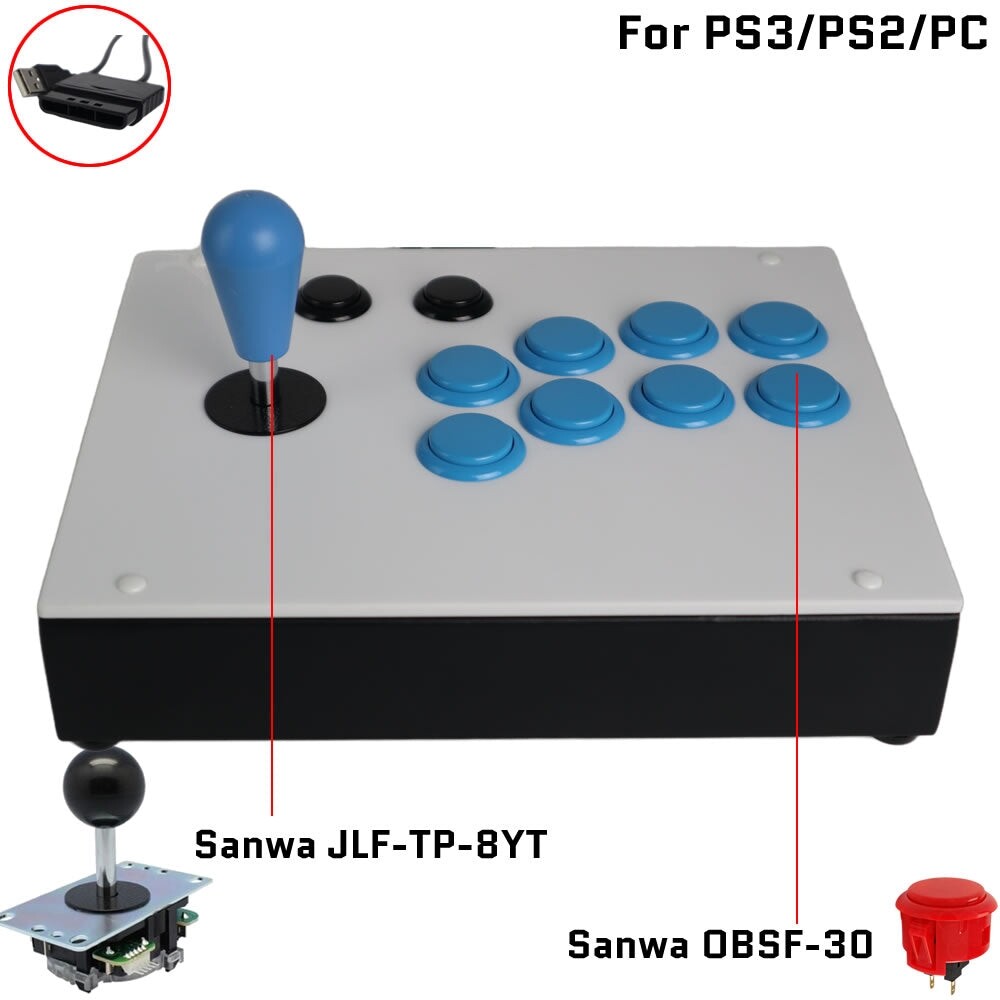 FightBox R4 Arcade Fightstick Controller for PS3/PS2/PC