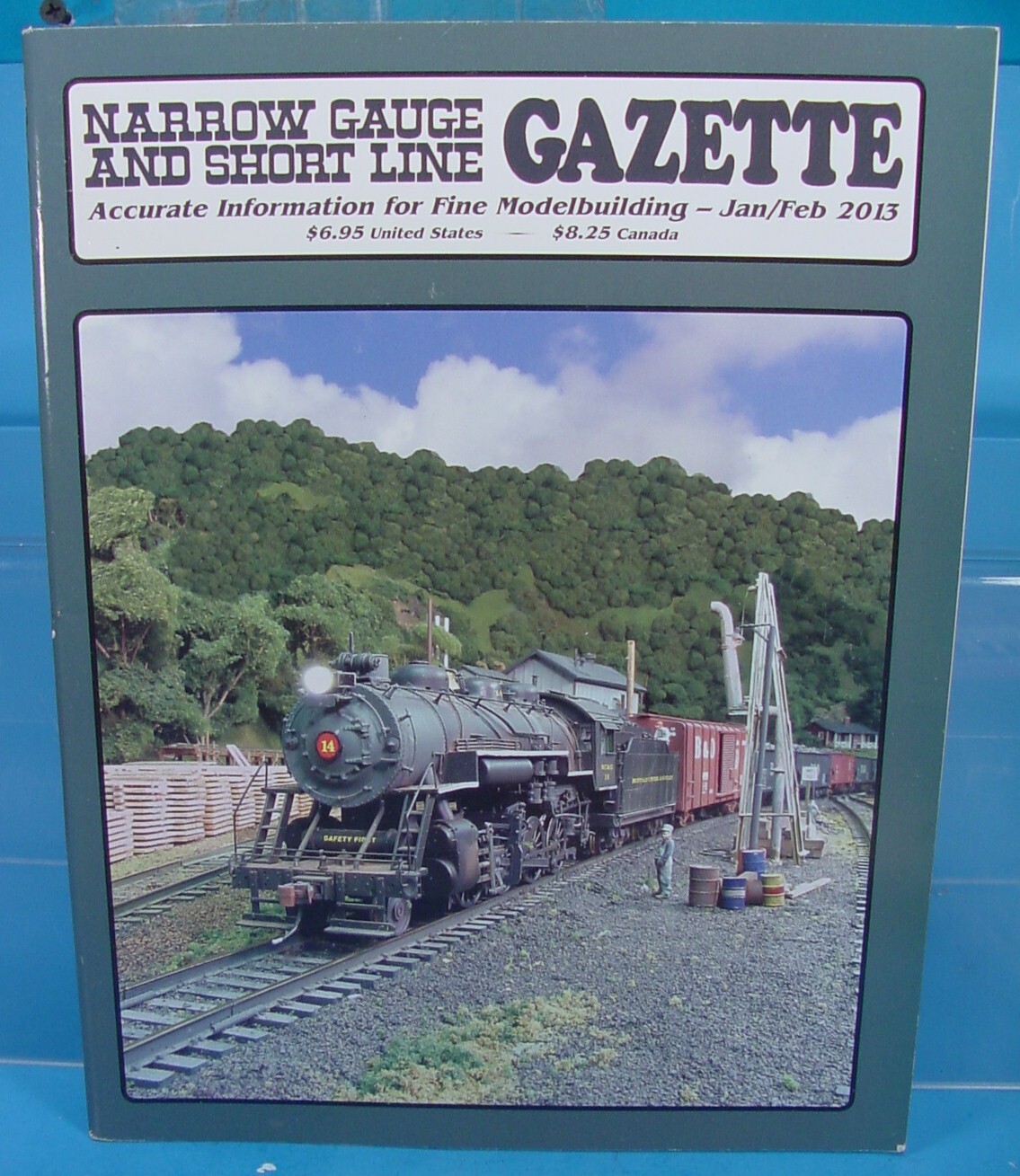 On3,On30,SN3,HOn3 NARROW GAUGE AND SHORT LINE GAZETTE MAGAZINE JAN/FEB 2013