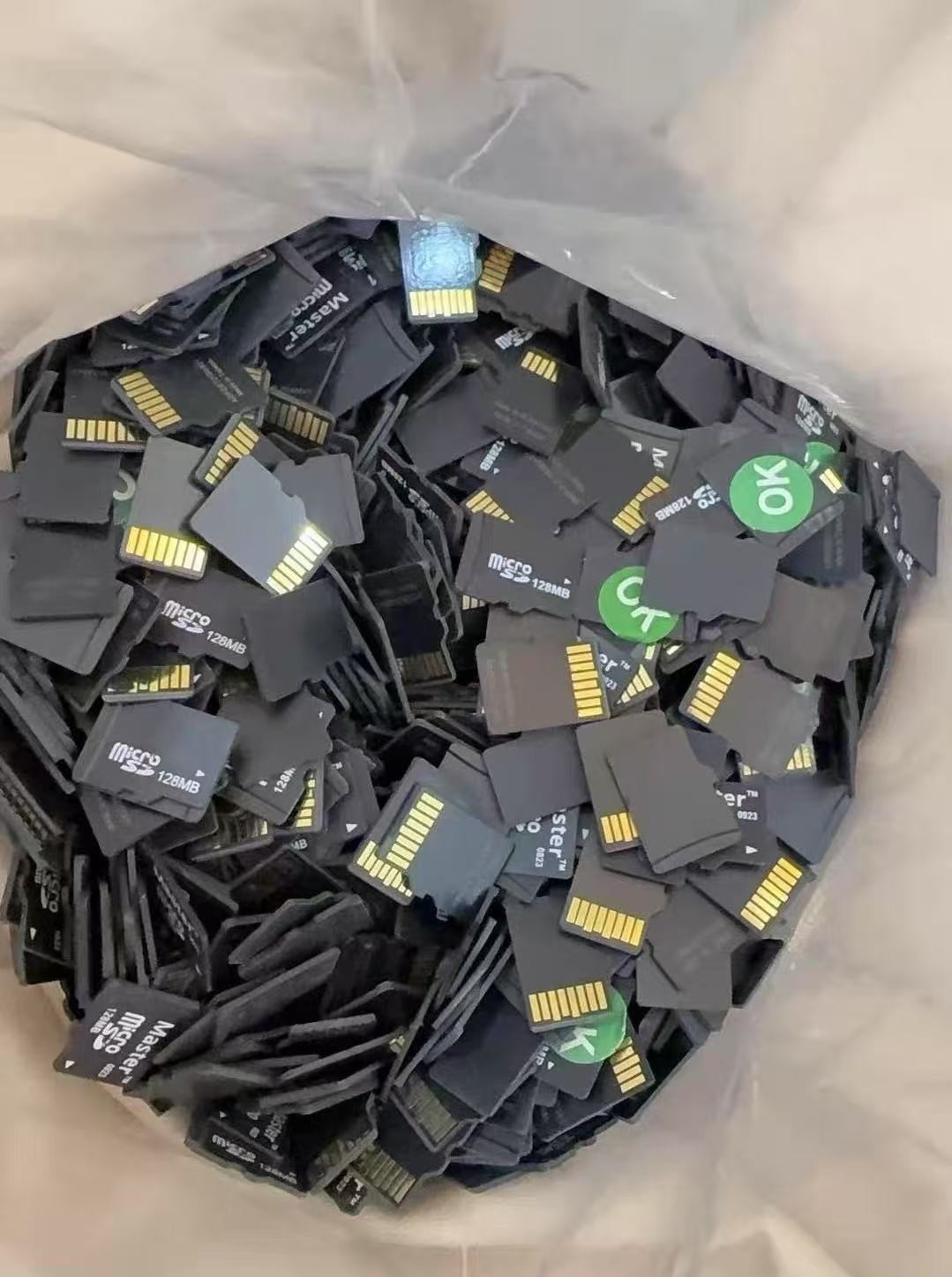 100pcs wholesale 128MB TF SD Cards Flash Memory Mixed BRAND