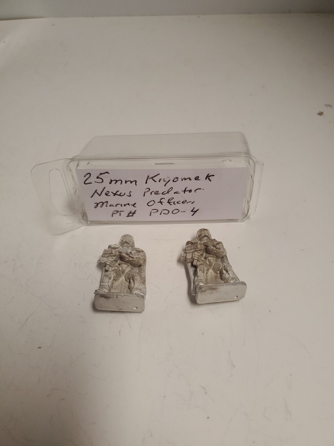 Kryomek Miniatures Nexus Predator Marine Officers PDO-004 25mm  RPG Open Pack