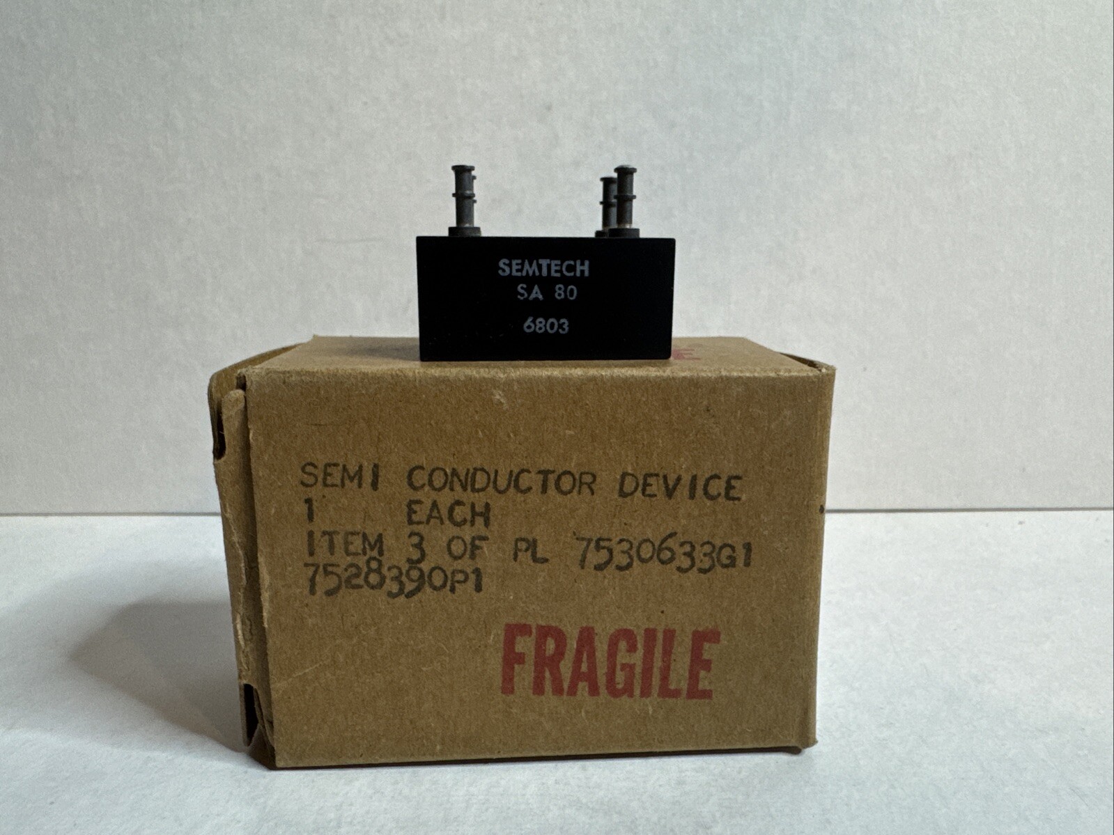 Lot Of 3: NOS Semtech SA80 Semiconductor Rectifier Device 7530633g1 7528390p1
