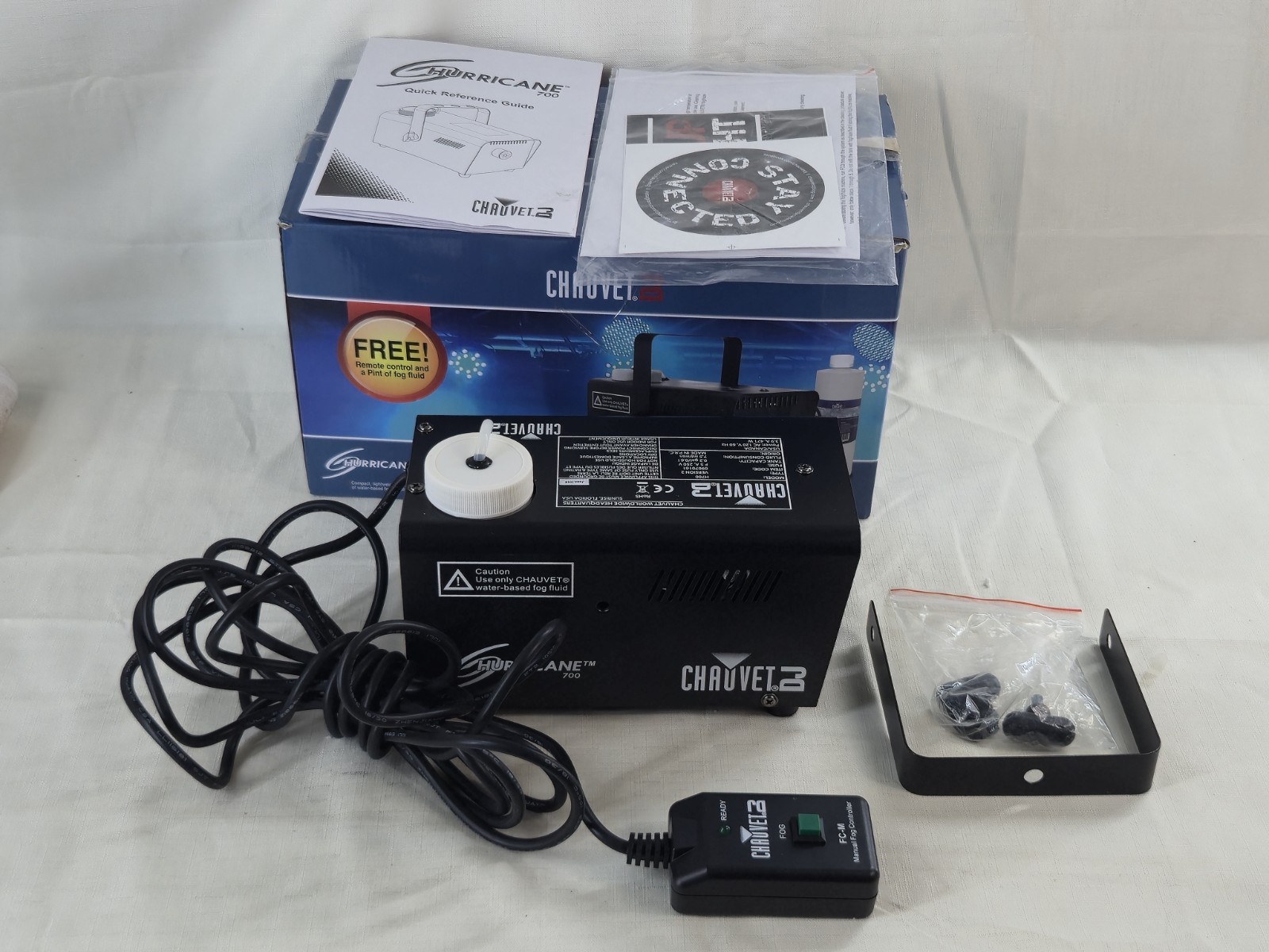 Chauvet DJ Hurricane 700 Nebelmaschine, Tankinhalt 0,6L Tested Working