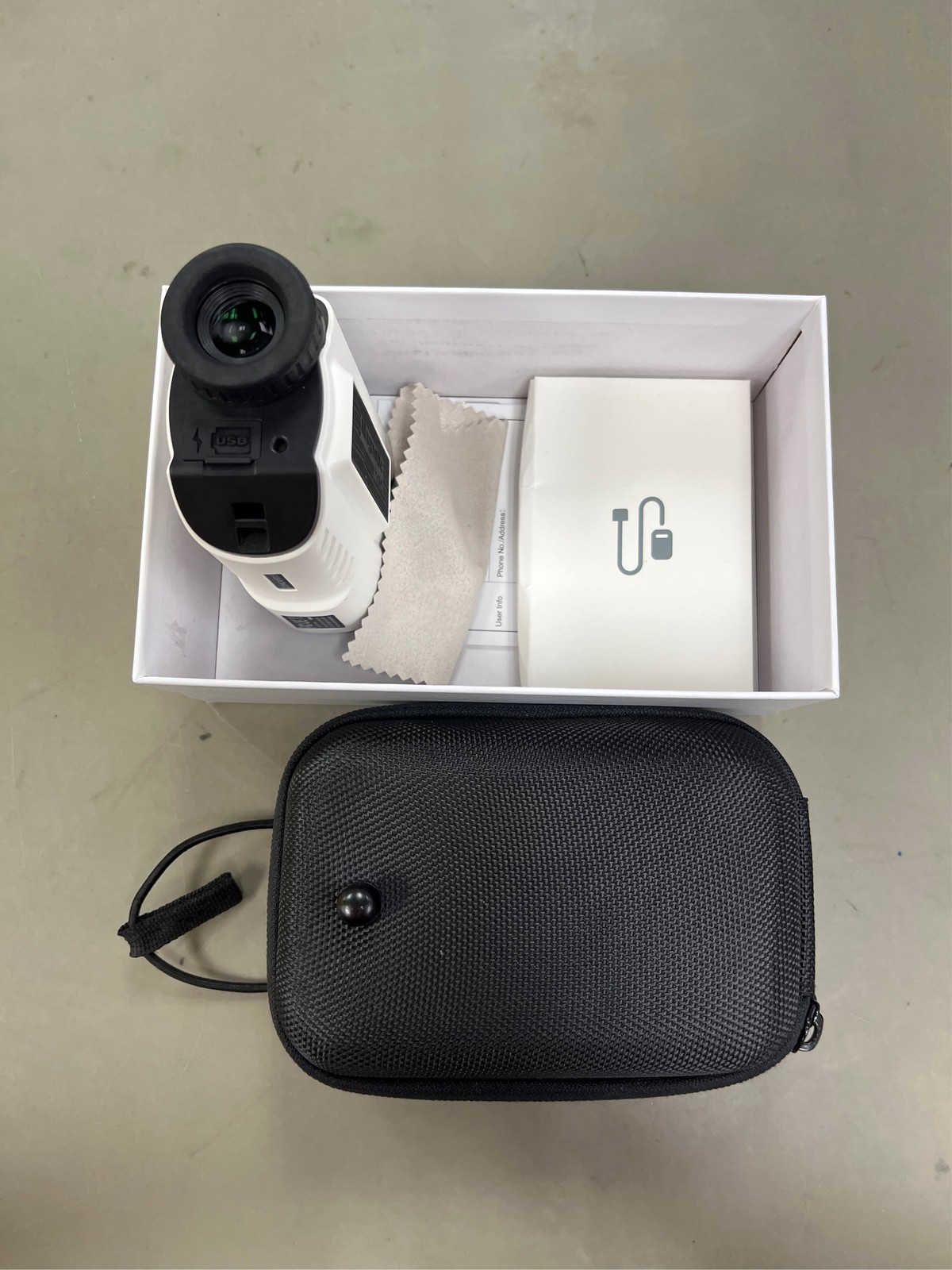Golf Rangefinder 700Yards Laser Range Finder with Slope, USB Rechargeable Golf 1