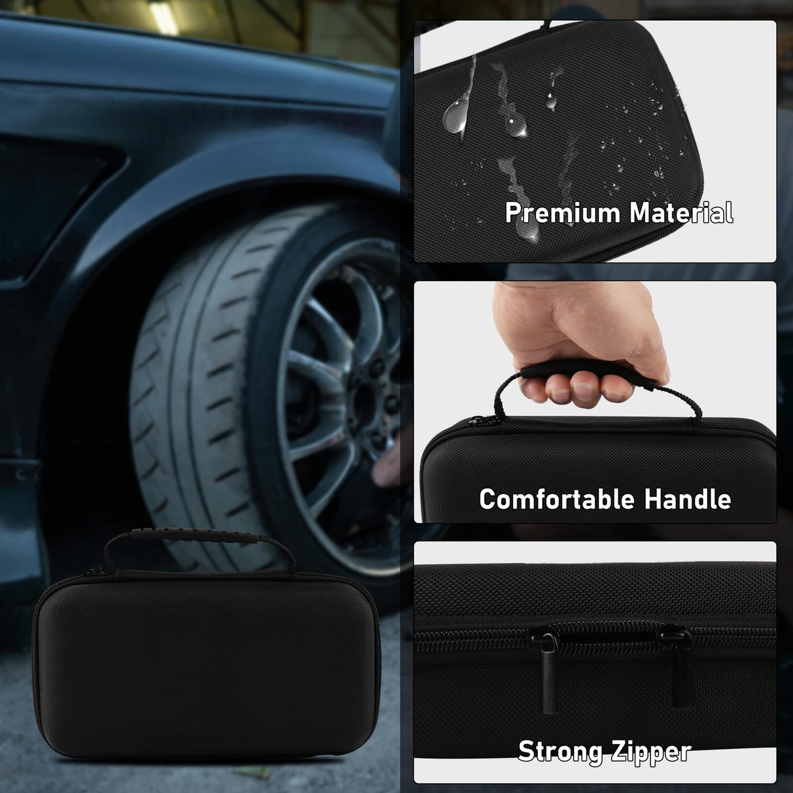 Portable Air Compressor Storage Box - Universal Case Compatible with MODARI/Skig