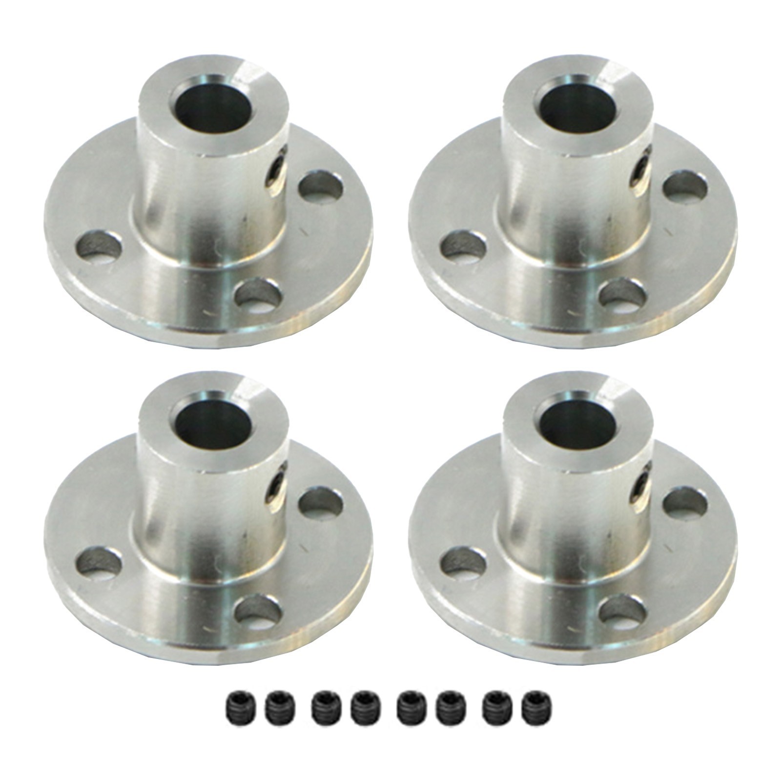 Flange Coupling Screws Power Tools Shaft Coupling 4pcs 6mm Inner Diameter