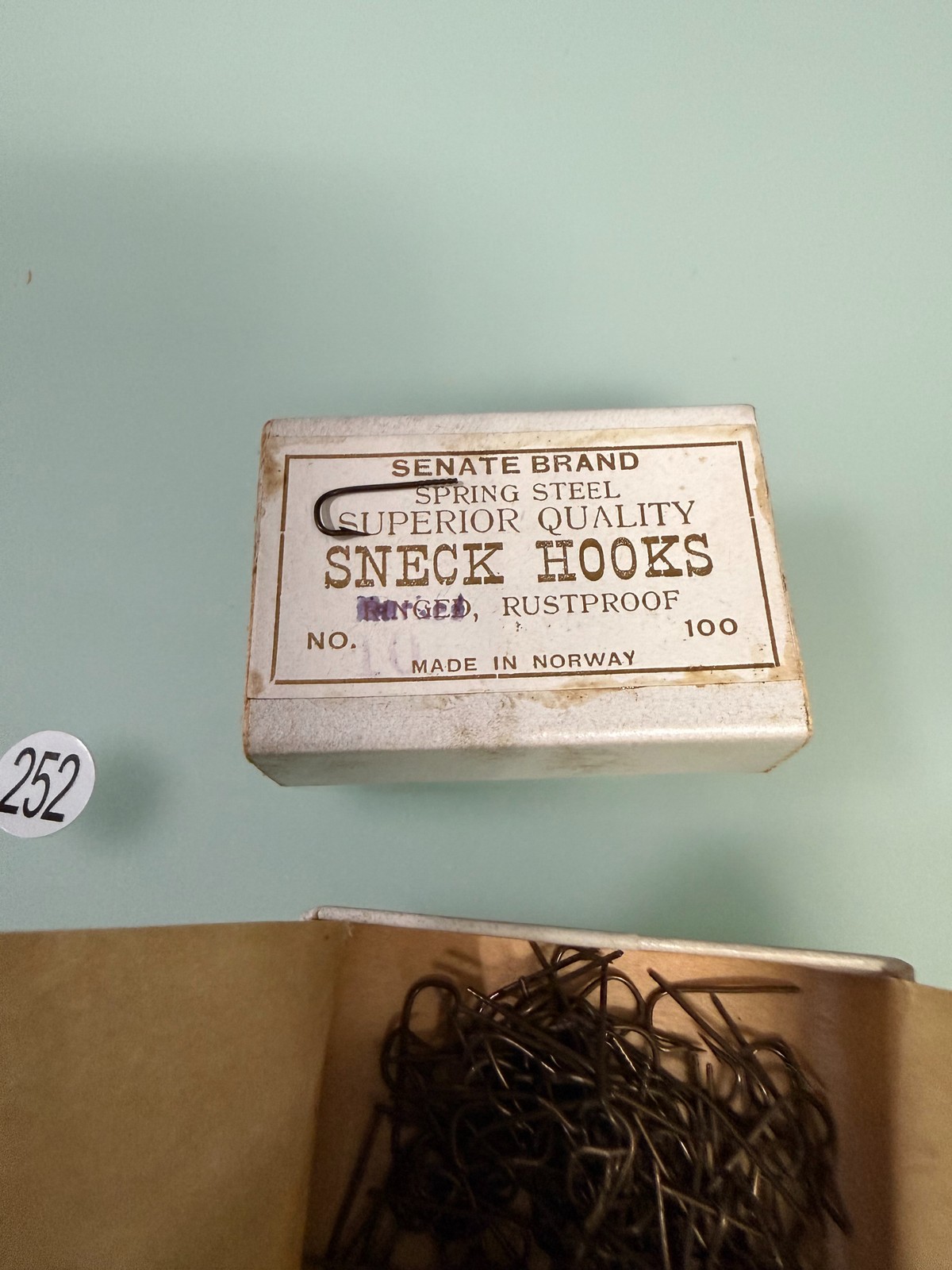 Antique Senate Brand Spring Steel Sneck  Hooks Cullen Collection
