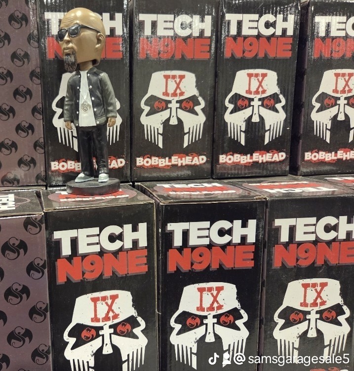 Tech N9ne Bobble Head. Street Wear. Edition. New In Box Never Opened.