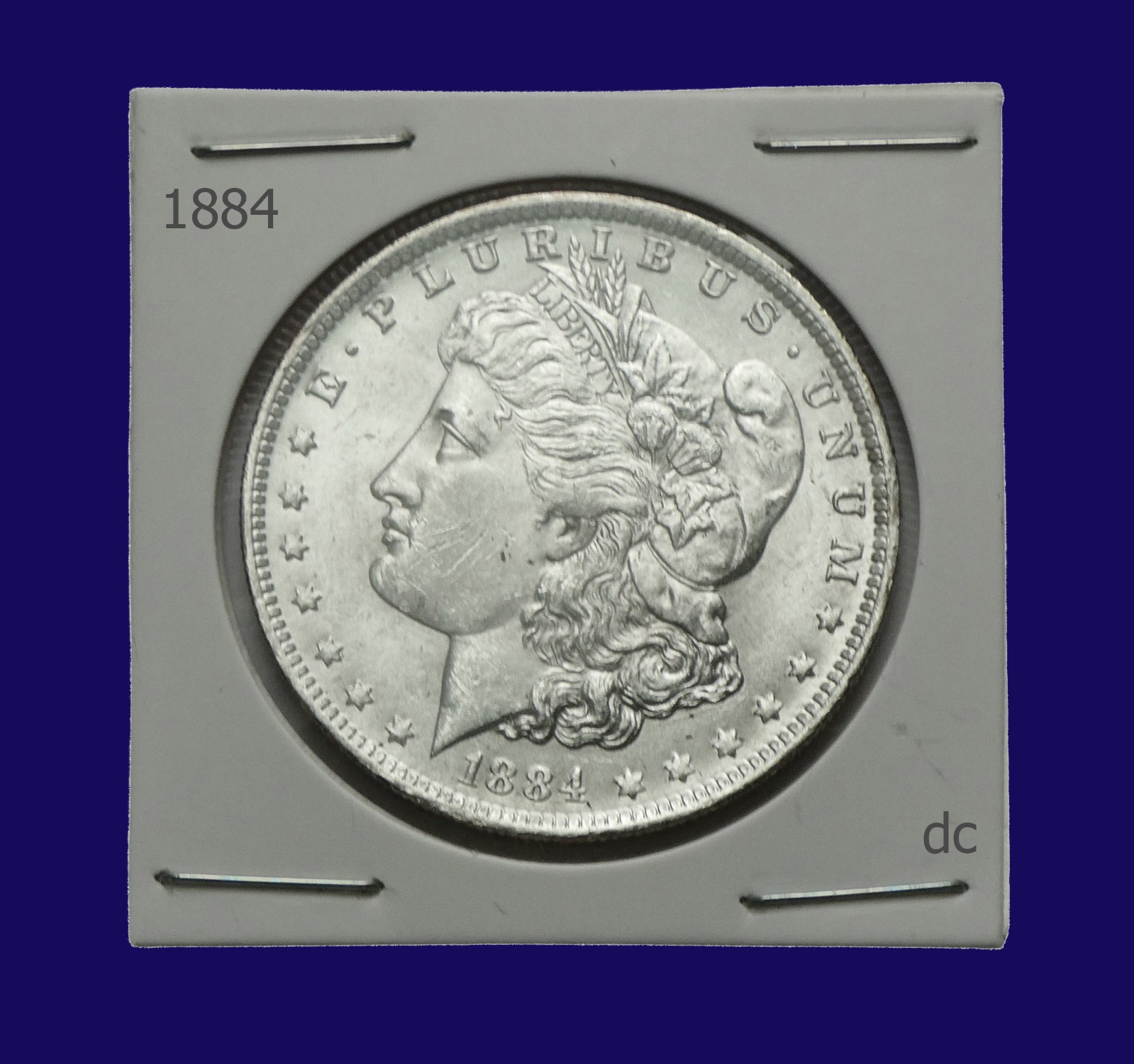 1884 Morgan Silver Dollar from the Philadelphia Mint