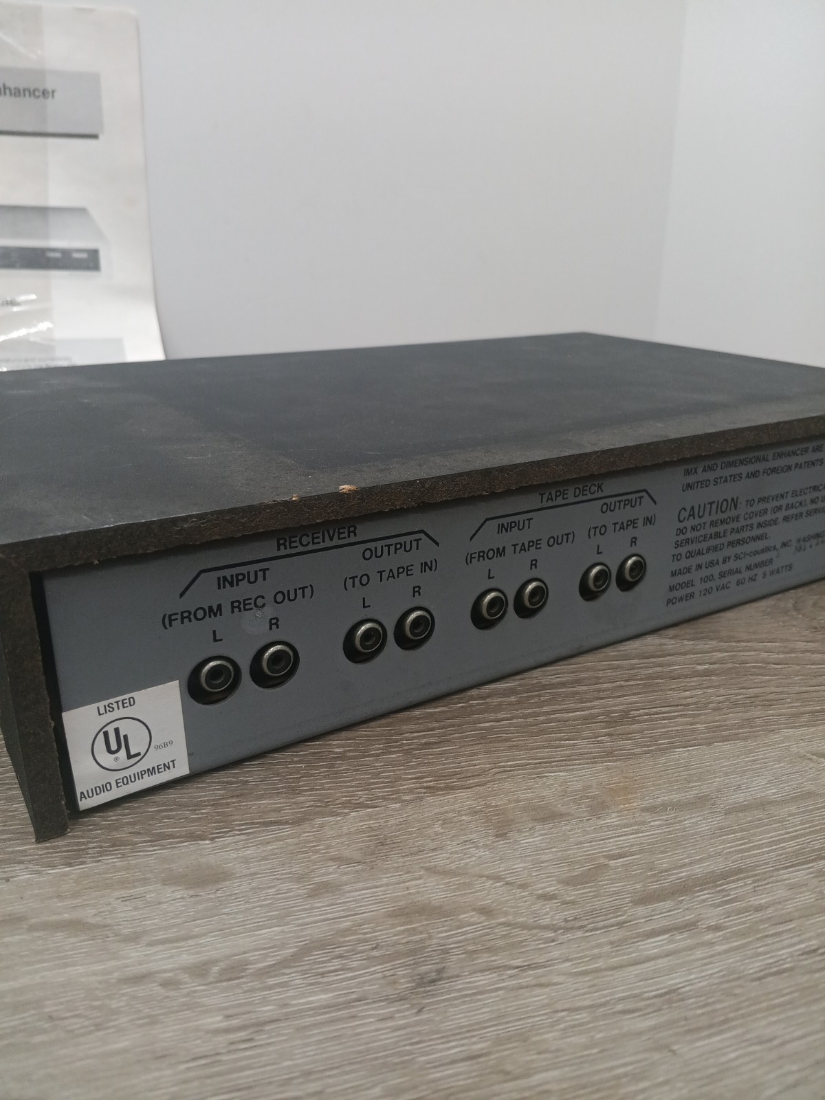 SCI-acoustics IMX Dimensional Enhancer Stereo Audio Processor For Parts