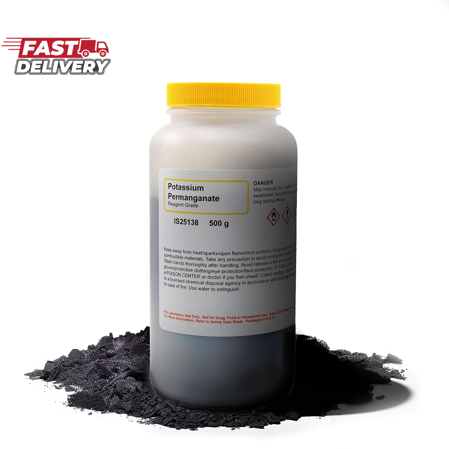 Potassium Permanganate Powder, 500G - Reagent-Grade - the Curated Chemical Colle