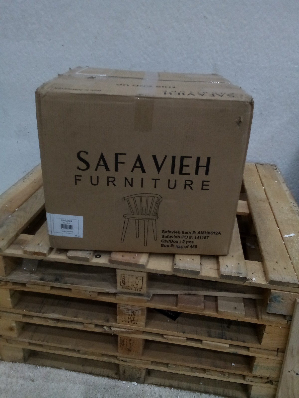 Safavieh Curved Spindle Side Chair, Reduced Price 2172721338 AMH8512A