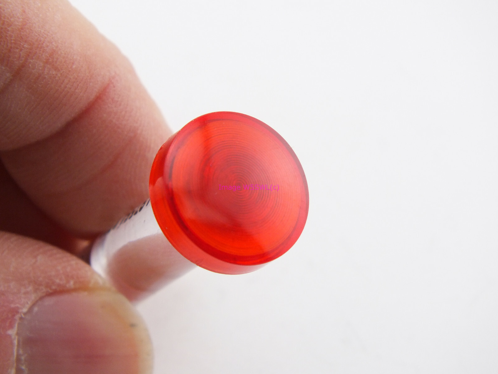 Panel Mount Red Lens Light Tube - Ham Project Building
