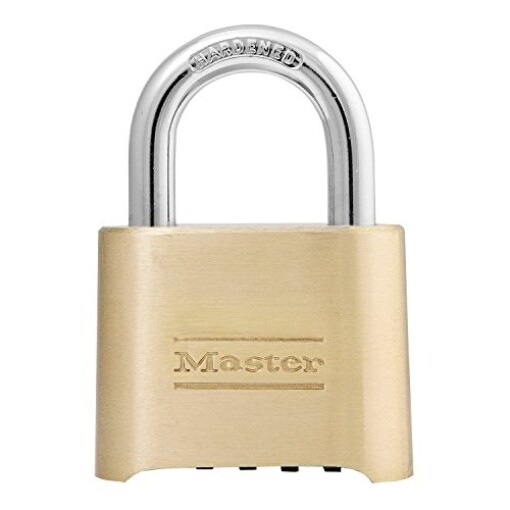 Master Lock 175D Set Your Own Combination Padlock, 1 Pack, Brass Finish