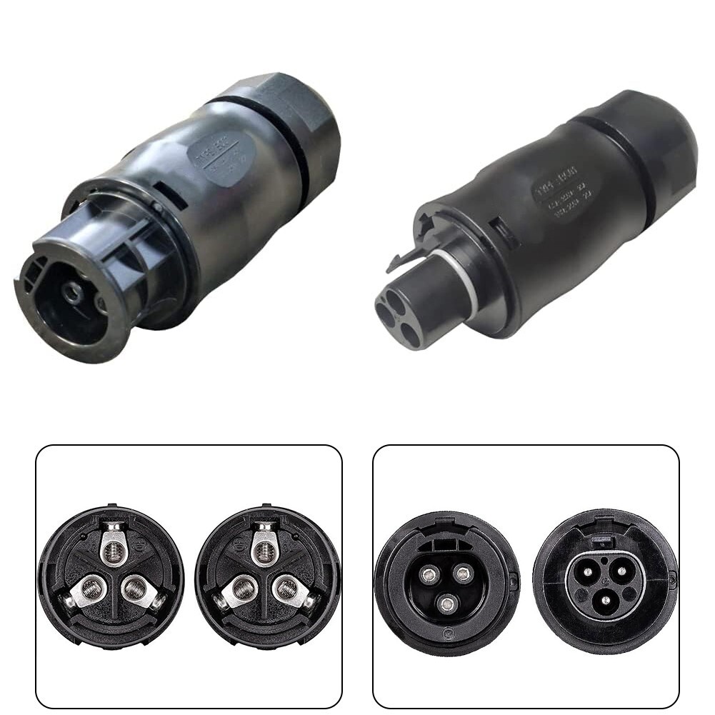 Secure and Efficient AC Socket and Plug for Inverters Easy Installation