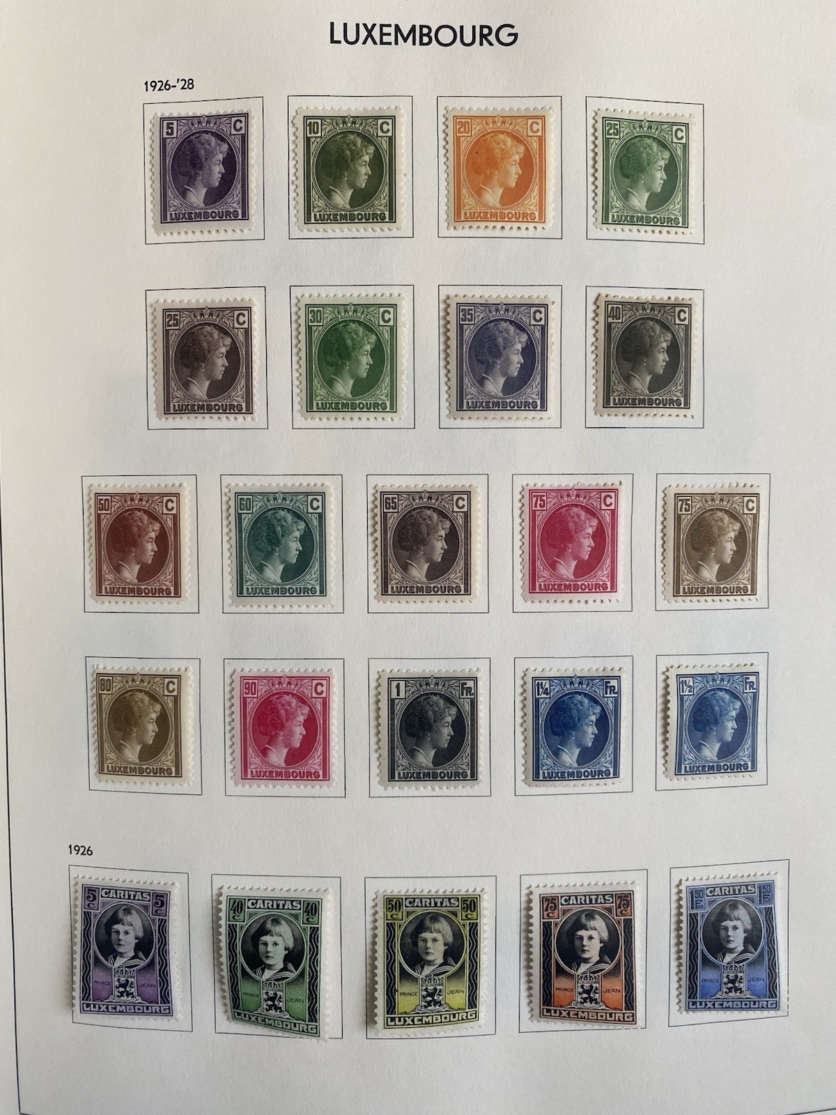 LUXEMBOURG 1852-1999 Fascinating Stamp collection In A DAVO Album Mostly Mint