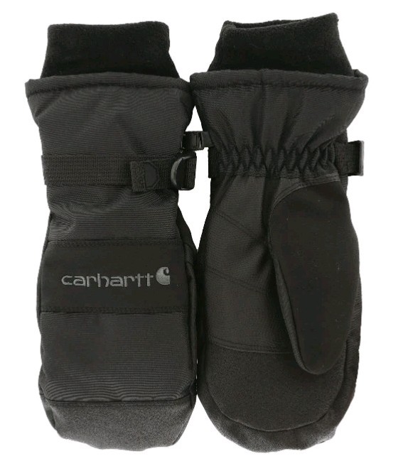 Carhartt Waterproof Insulated Mittens Black Fleece Lined A616 Men's XXLARGE