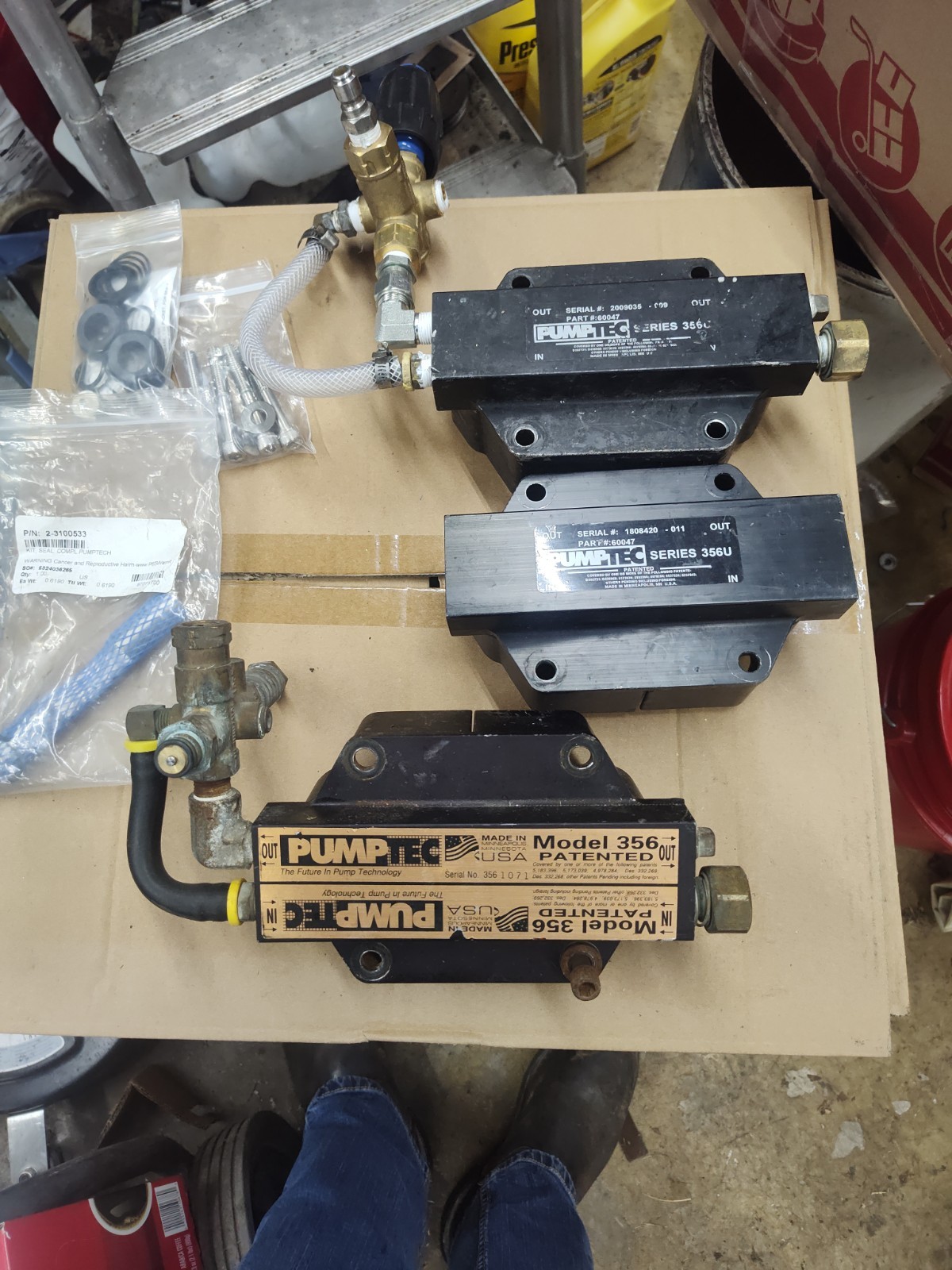 Pumptec  Pump Heads With Extra Seal Kits