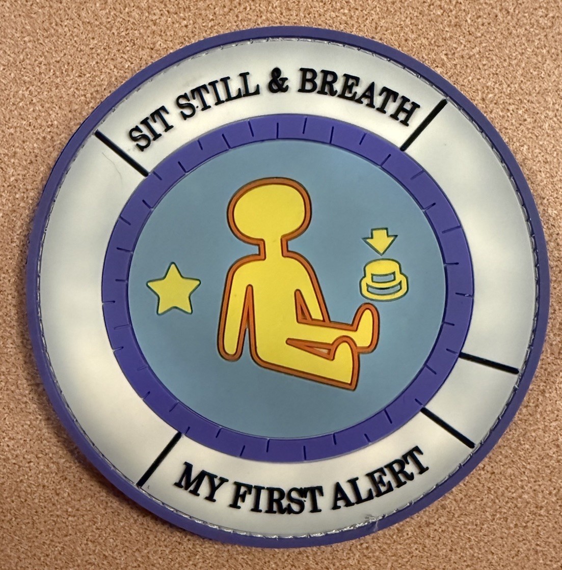 USAF ICBM Morale Patch, Sit Still & Breathe, My First Alert, Nuke, Nuclear