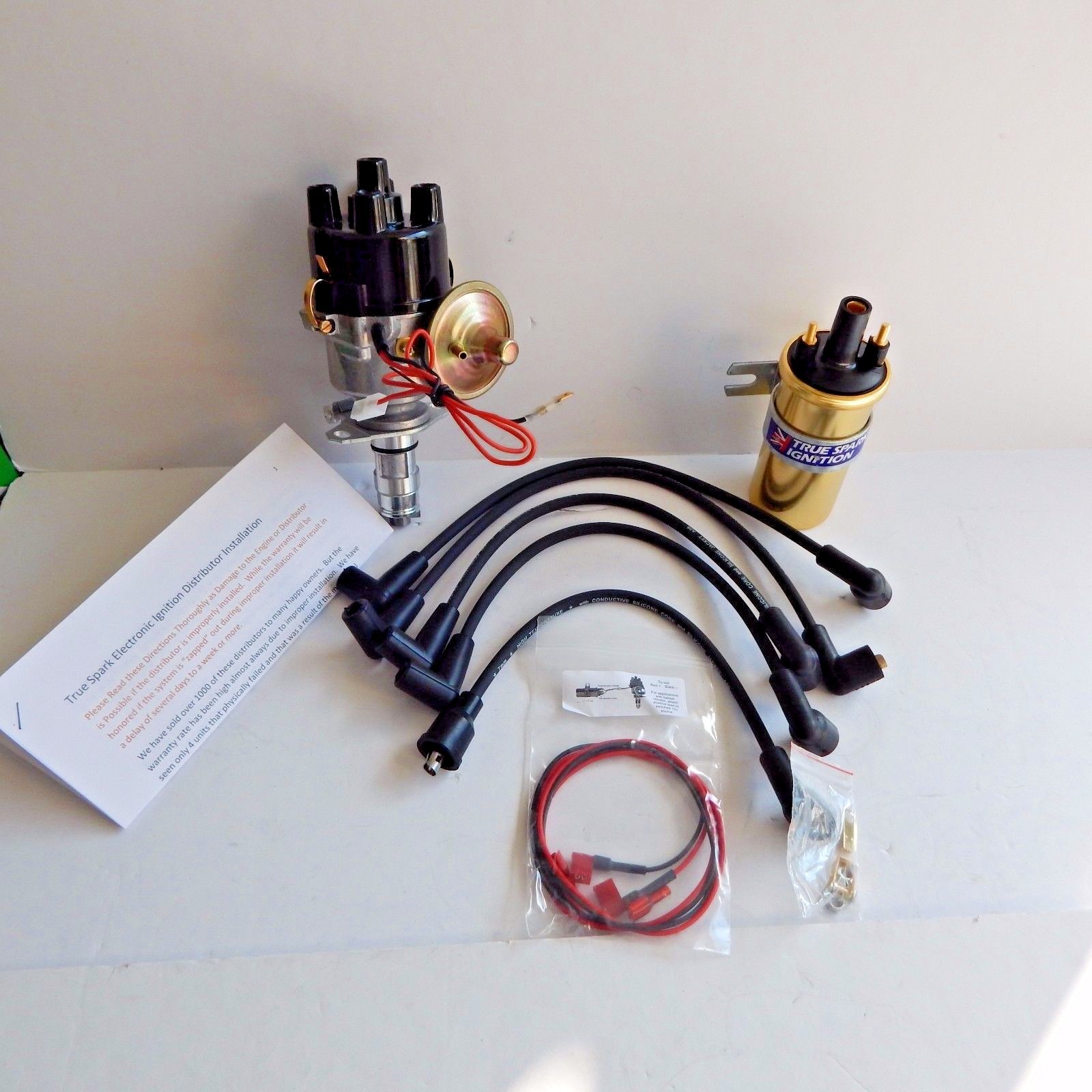 New Electronic Ignition Distributor Sport Coil & Wires MG Midget A-Series Engine