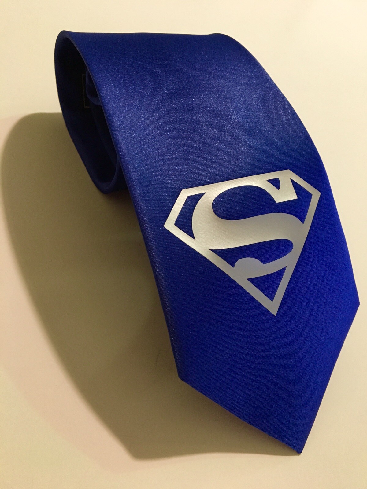Superheroes 2 Ties , Silver Logo, New
