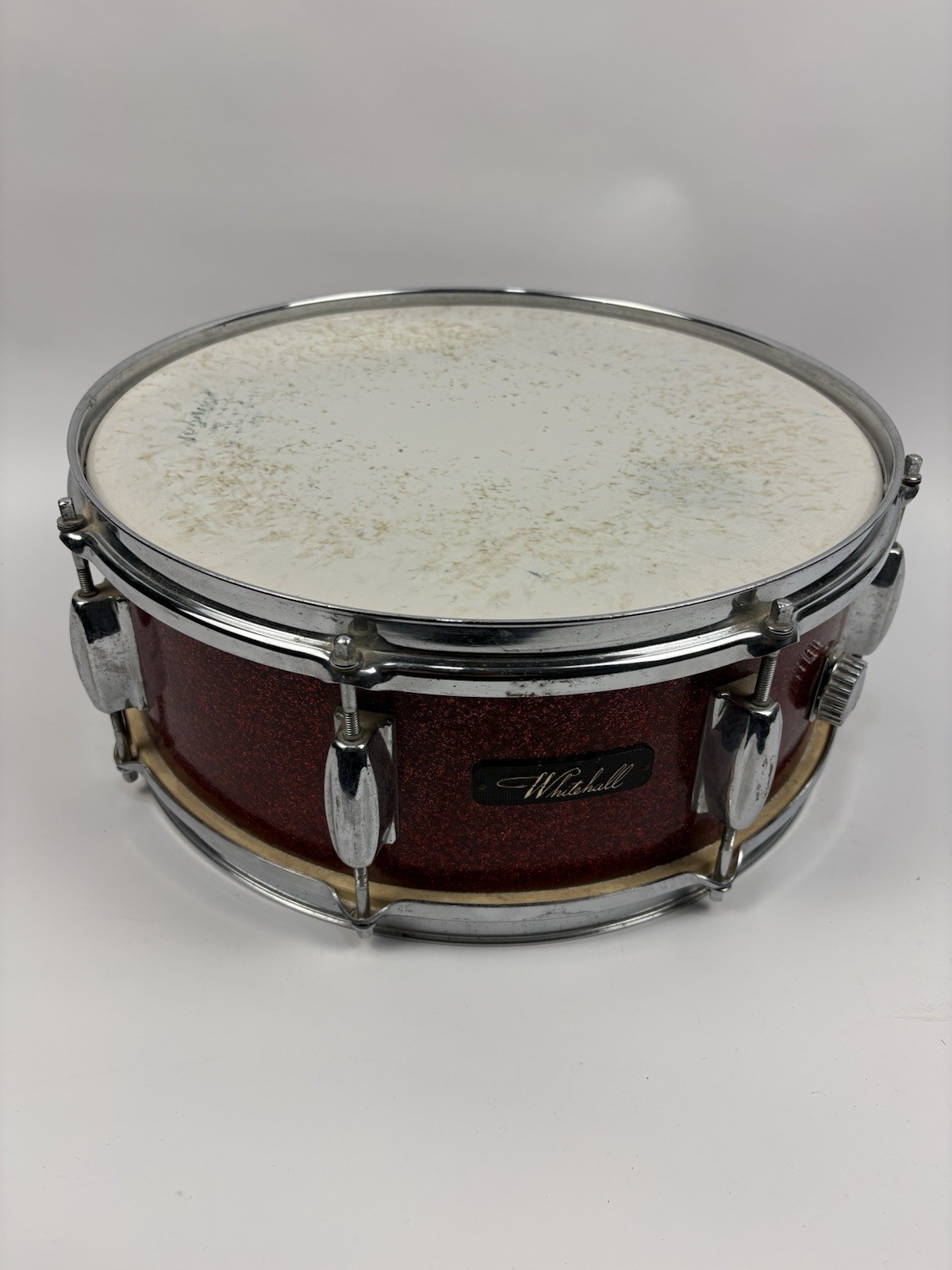 Vintage Whitehall Snare Drum Made in USA 14x5” Red Sparkle
