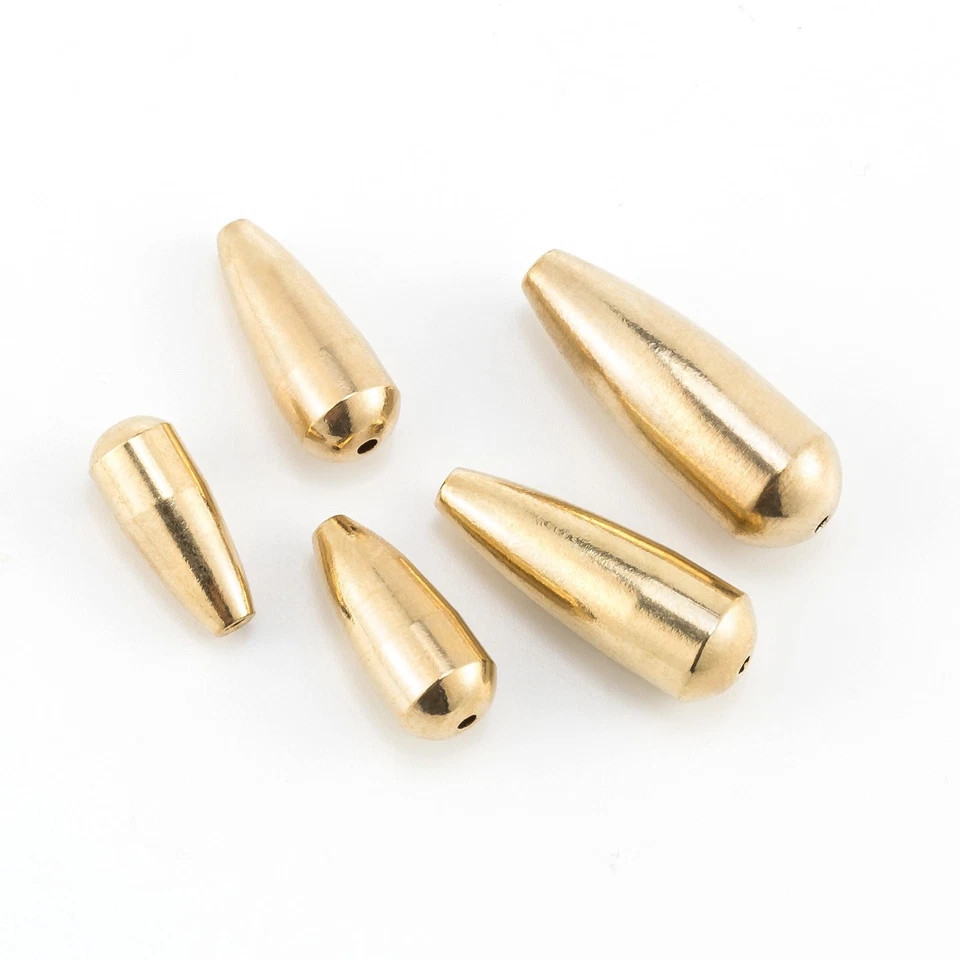 40pcs Fishing Spinner Bodies Brass Spinnerbait Lure Making Supplies Bass