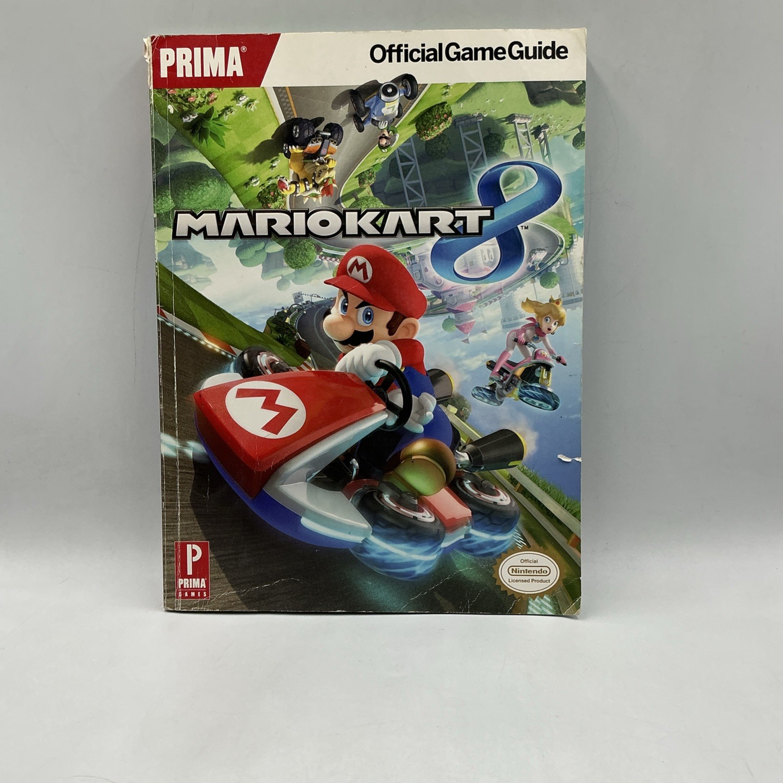 🏁 Mario Kart 8 Official Video Game Guide Prima Paperback Book- NINTENDO- Good