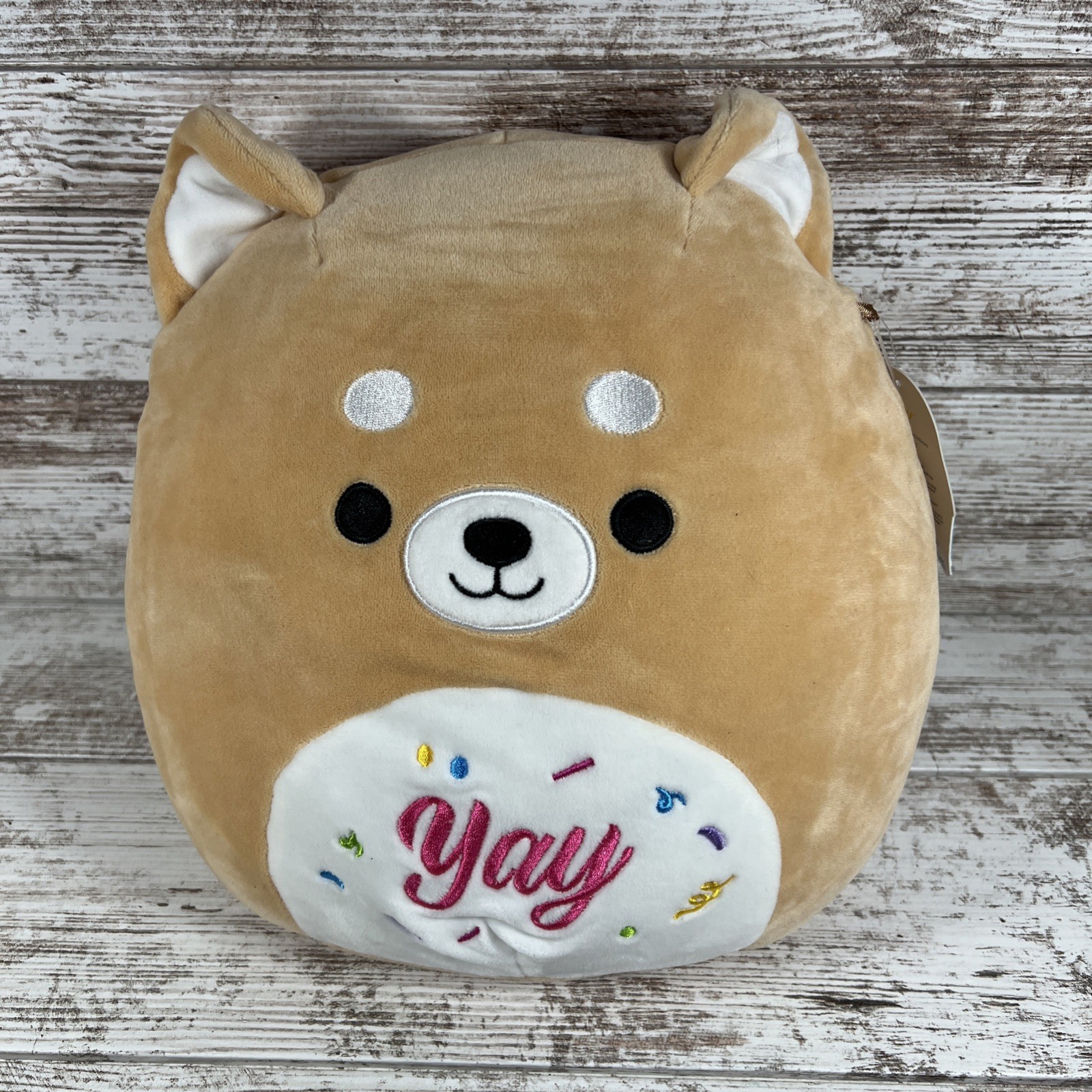 Squishmallows Angie the Shiba Inu Dog Stuffed Animal Plush Yay Kellytoy  NWT/NEW
