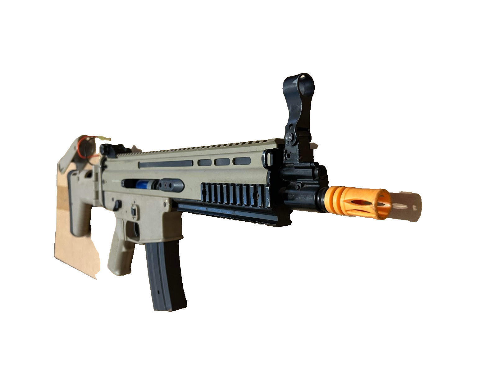 AIRSOFT FN HERSTAL SCAR-L AIRSOFT RIFLE FOR REPAIR OR PARTS (NON WORKING)