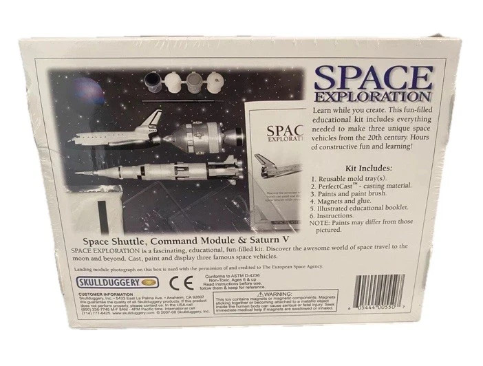 Space Shuttle, Command Module & Saturn V Space Exploration Casting Kit USA Made