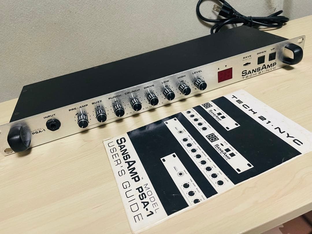 Tech 21 SansAmp PSA-1 Programmable Preamp Manual Used
