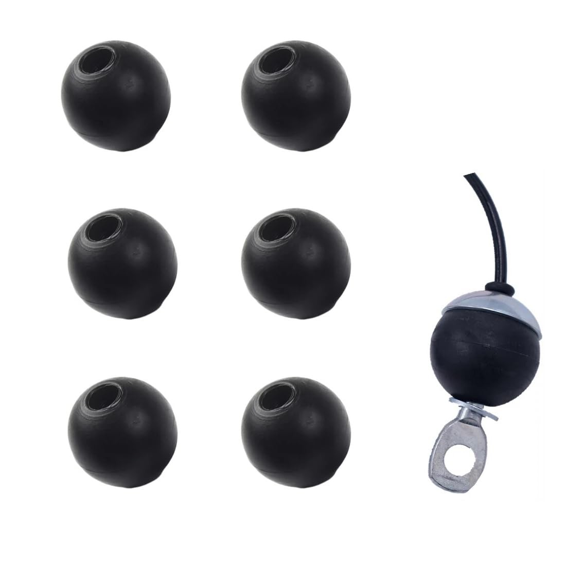 6 Pack Fitness Pulley Cable Ball Stopper Replacement Gym Machine Joint