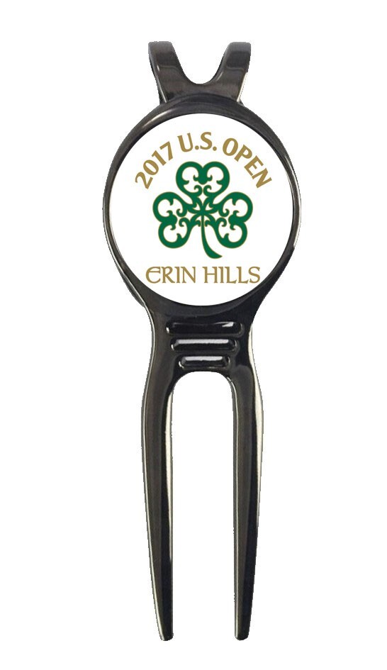 2017 US Open Erin Hills Golf Ball Marker + Black Gunmetal Divot Tool