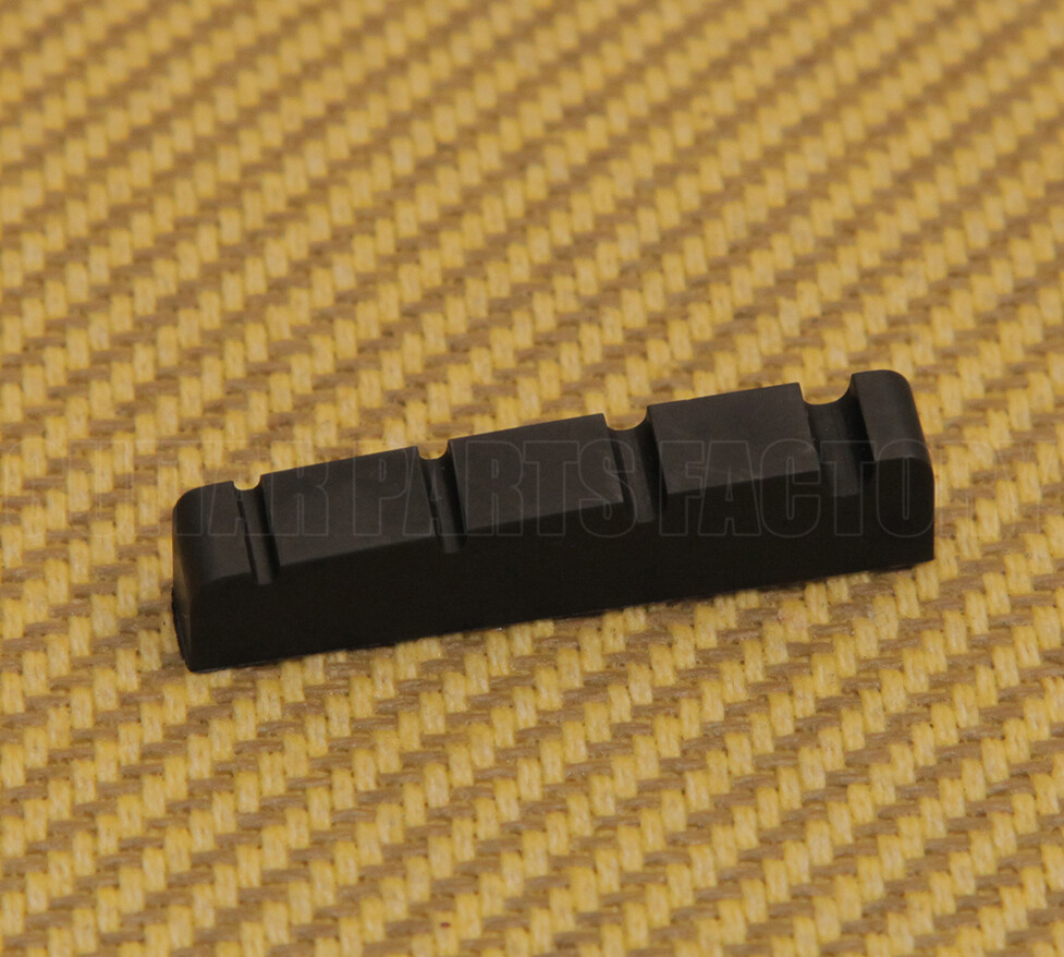 BN-NT-031B Black Graphite Infused Plastic 4-String Bass Nut 40X6