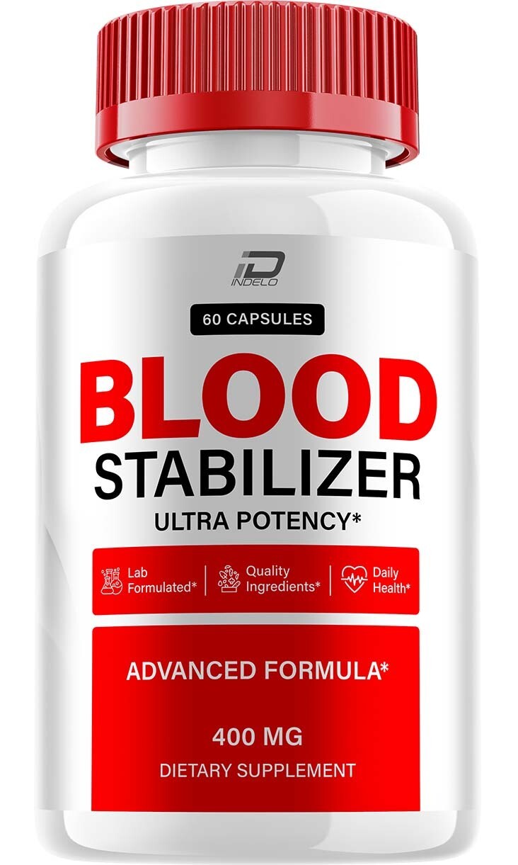 (1 Pack) Blood Stabilizer Capsules – BloodStabilizer, All Natural Glycogen