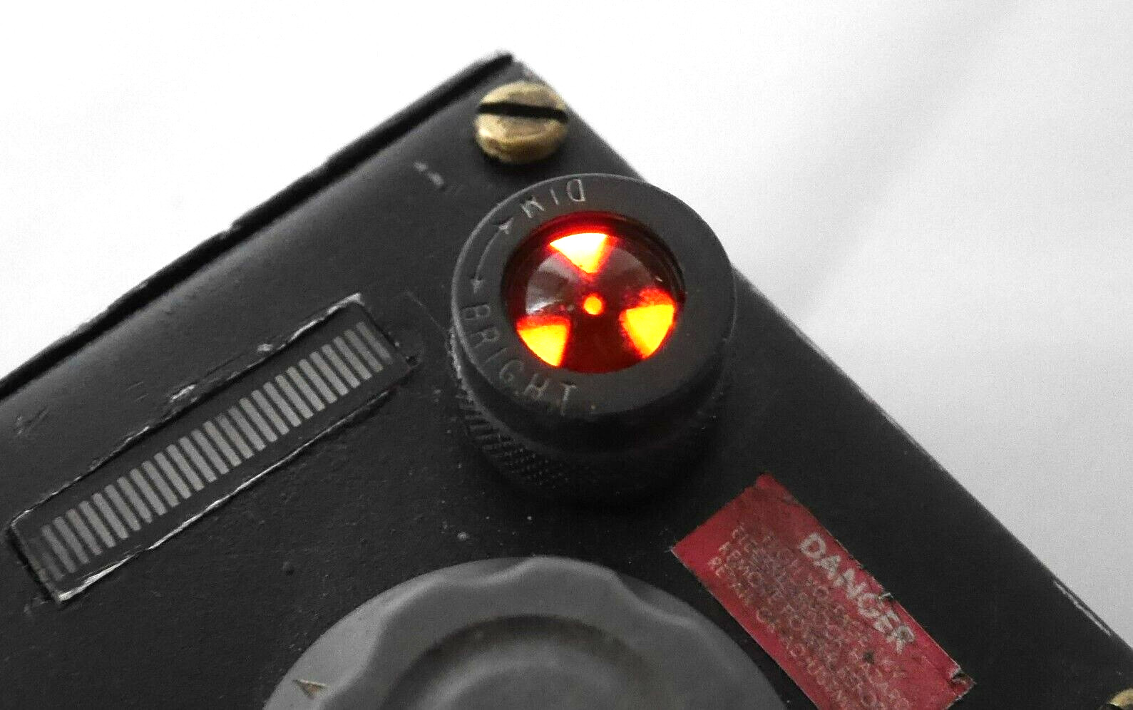 Proton Pack Attenuator Vintage Radioactive Indicator Part. Rare.